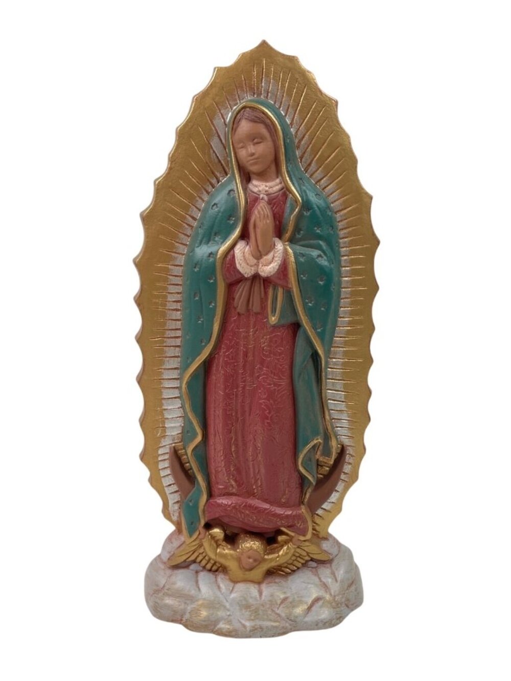 Vintage 14" Home Interiors Lady Of Guadalupe 3D Wall Hanging Religious Art